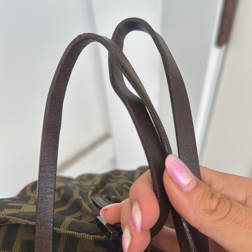 Fendi Vintage Zucca Monogram Canvas Tote with COA, authentic - Picture 13 of 17